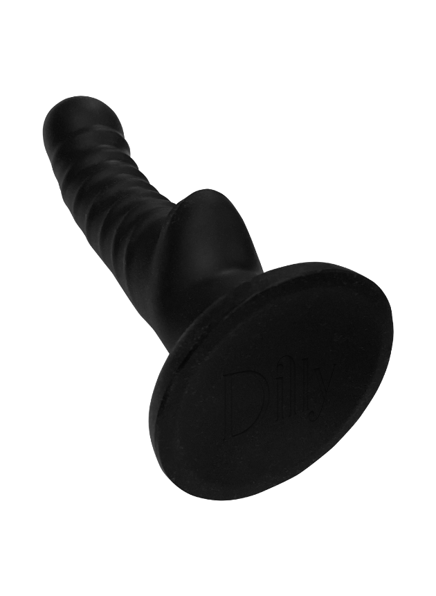 Dilly Hue G-spot Textured Dildo With Suction Cup 17 cm