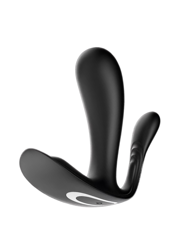 Satisfyer Top Secret+ App-Controlled Vibrating G-Spot and Anal Stimulator Black