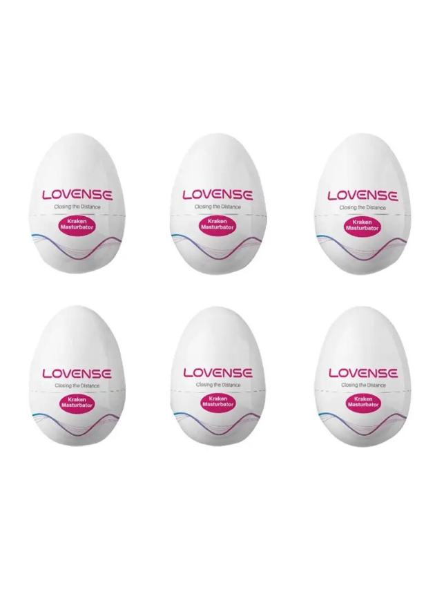 Lovense - Kraken Soft Stretchy Egg Masturbator Pack of 6