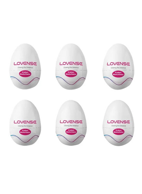 Lovense - Kraken Soft Stretchy Egg Masturbator Pack of 6