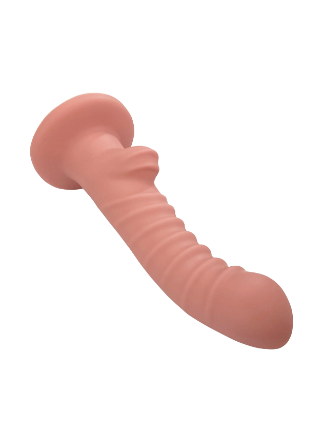 Dilly Hue G-spot Textured Dildo With Suction Cup 17 cm