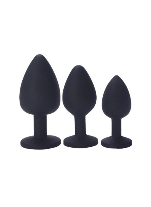 NOTI Jewelled Butt Plug Set of 3