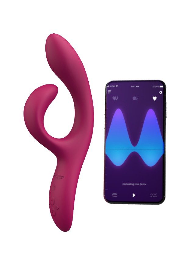 We-Vibe Nova Flexible App-Controlled Rabbit Vibrator NOTI We-Vibe Nova Flexible App-Controlled Rabbit Vibrator NOTI