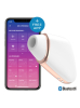 Satisfyer Love Triangle App-Controlled Air Pulse Clitoral Vibrator White