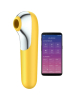 Satisfyer Dual Love App-Controlled Clitoral Stimulator Yellow
