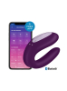 Satisfyer Double Joy App-Controlled Vibrator Purple