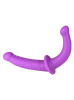 Dilly Double Delight Silicone Dildo Purple