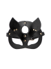 Obei Teaser Leather Mask Black Black