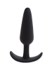 NOTI Noir Medium Butt Plug with Curved base 12.3 cm Black