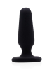 NOTI Noir Silicone Butt Plug 7.5 cm Black