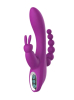 Basiks Triple Fun Rabbit Vibrator Purple