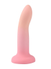 Dilly Hue Gradient Flexible Dildo Pink 16.5 cm Pink
