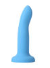 Dilly Hue Smooth Flexible Dildo 16.5 cm Blue