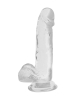Dilly Classic Realistic Dildo With Suction Cup 18 cm Clear