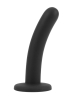 Dilly Slender Smooth Silicone Dildo Small Black