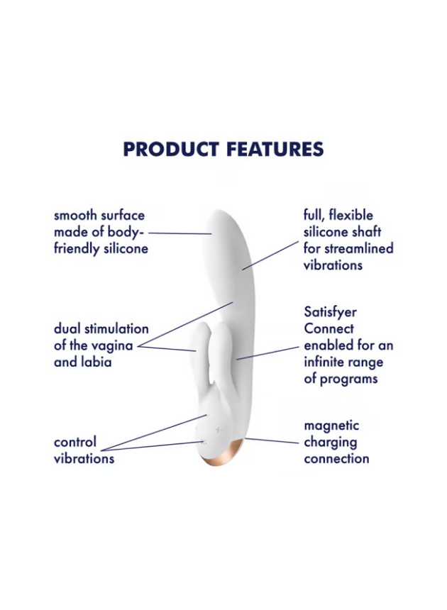 Satisfyer Double Flex App-Controlled Rabbit Vibrator