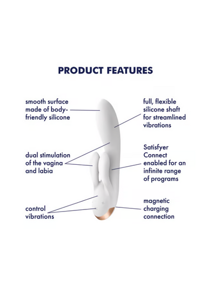 Satisfyer Double Flex App-Controlled Rabbit Vibrator