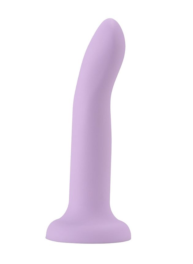 Dilly Hue Smooth Flexible Dildo Purple 13.6 cm