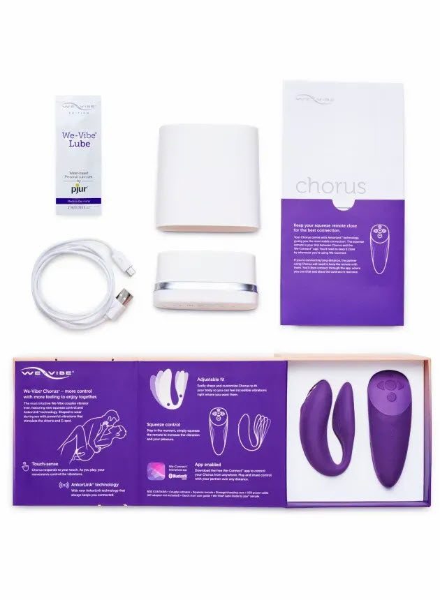 We-Vibe Chorus Couples Vibrator with Remote Control and App