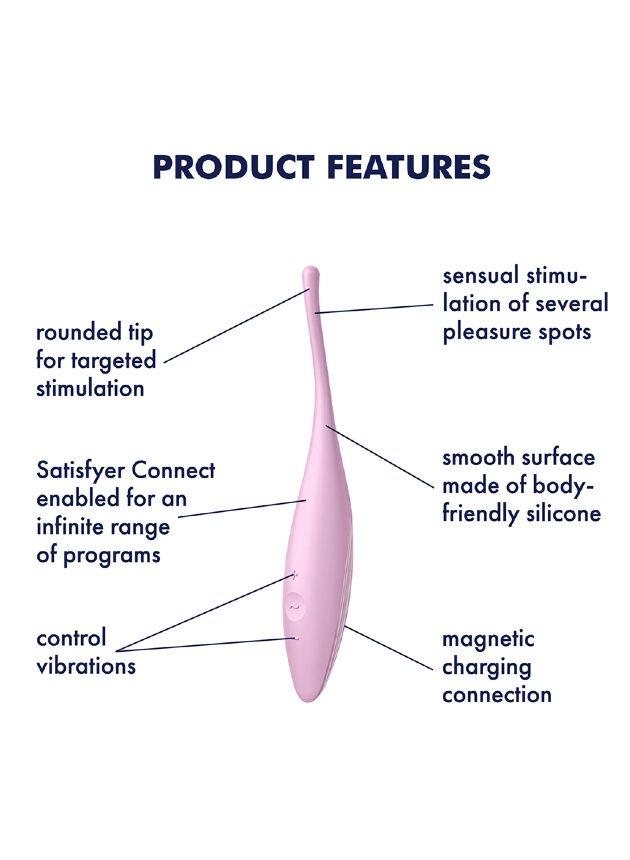 Satisfyer Twirling Joy App-Controlled Clitoral Vibrator