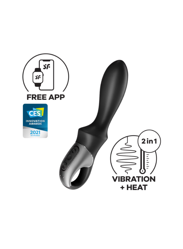 Satisfyer Heat Climax App-Controlled G-Spot Vibrator Black