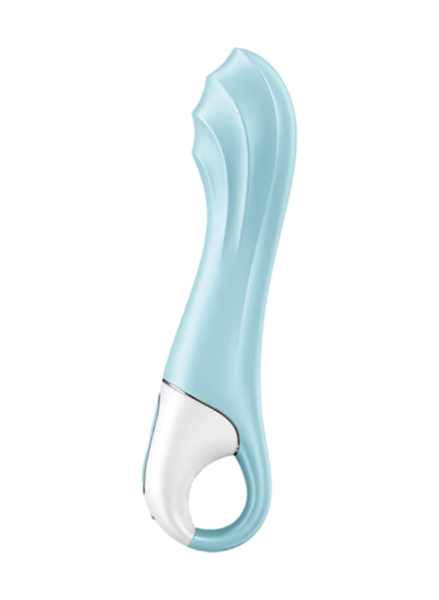 Satisfyer Air Pump Vibrator 5 App-Controlled Inflatable G-Spot Vibrator Light Blue