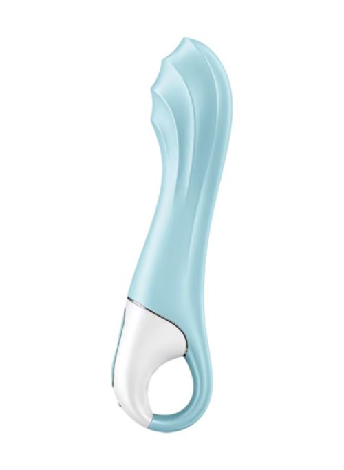 Satisfyer Air Pump Vibrator 5 App-Controlled Inflatable G-Spot Vibrator Light Blue