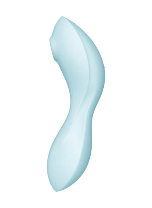 Satisfyer Curvy Trinity 5 App-Controlled 3 in 1 Vibrator Blue