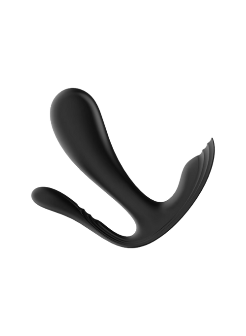 Satisfyer Top Secret+ App-Controlled Vibrating G-Spot and Anal Stimulator Black