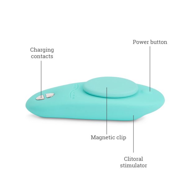 We-Vibe Moxie Panty Vibrator with Remote Control and App