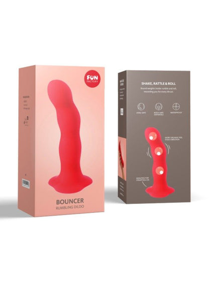 Fun Factory Bouncer Strap-On Dildo with Rumbling Balls