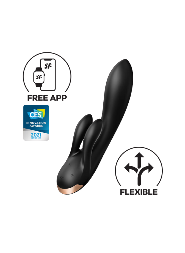 Satisfyer Double Flex App-Controlled Rabbit Vibrator