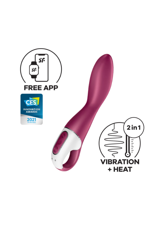 Satisfyer Heated Thrill App-Controlled G-Spot Vibrator Red