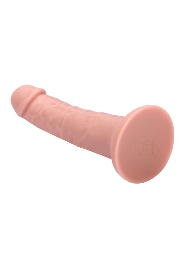 Dilly Realistic Dildo With Suction Cup Medium 20.5 cm