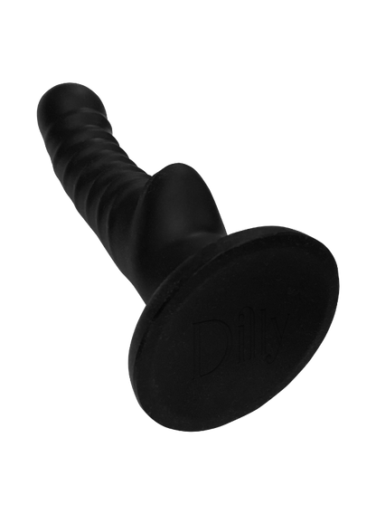 Dilly Hue G-spot Textured Dildo With Suction Cup 17 cm