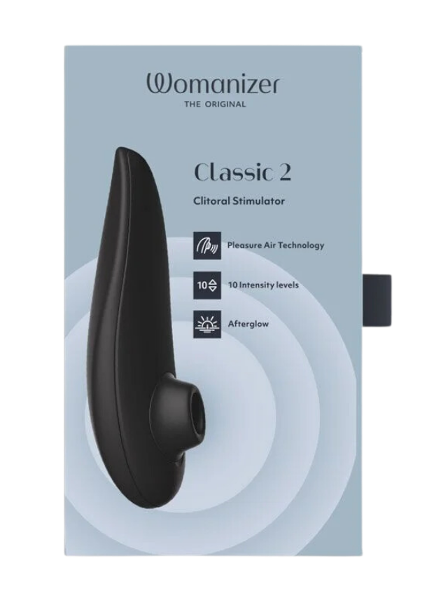 Womanizer Classic 2 Pleasure Air Clitoral Stimulator Black