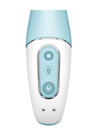 Satisfyer Air Pump Vibrator 5 App-Controlled Inflatable G-Spot Vibrator Light Blue