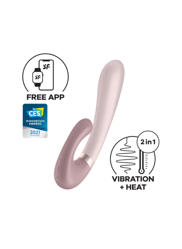 Satisfyer Heat Wave App-Controlled G-Spot Vibrator Mauve