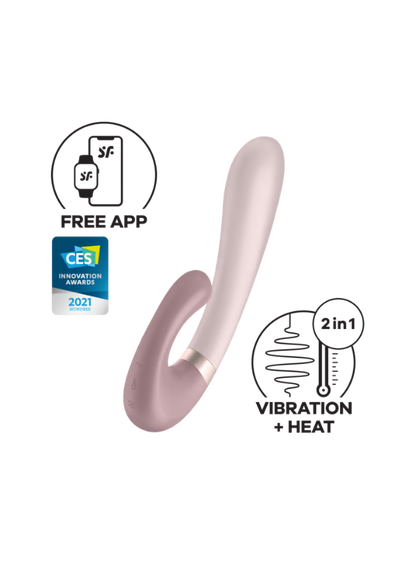 Satisfyer Heat Wave App-Controlled G-Spot Vibrator Mauve