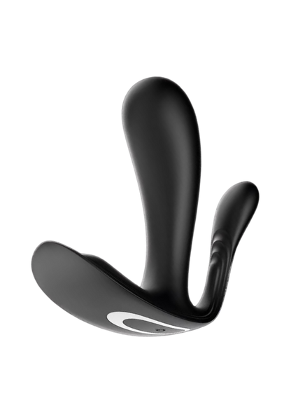 Satisfyer Top Secret+ App-Controlled Vibrating G-Spot and Anal Stimulator Black