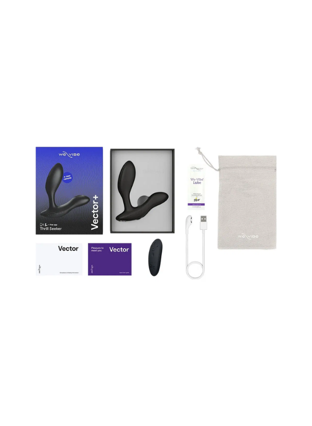 We Vibe Vector+ App-Controlled Vibrating Prostate Massager