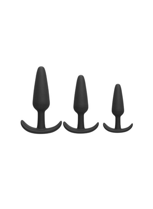 NOTI Noir Beginner Butt Plug with Curved base