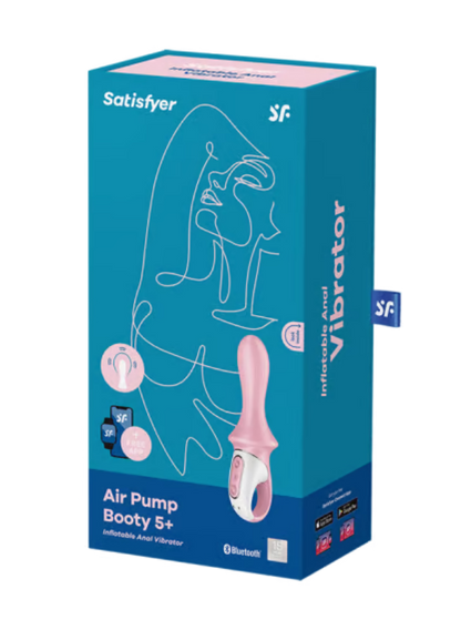 Satisfyer Air Pump Booty 5 App-Controlled Inflatable Anal Vibrator