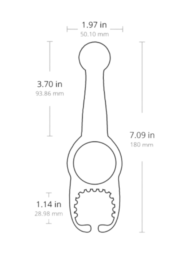 Lovense Domi Male P-Spot Wand Attachment