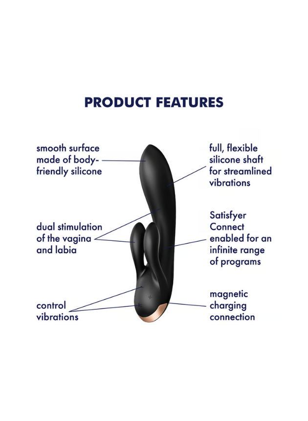 Satisfyer Double Flex App-Controlled Rabbit Vibrator