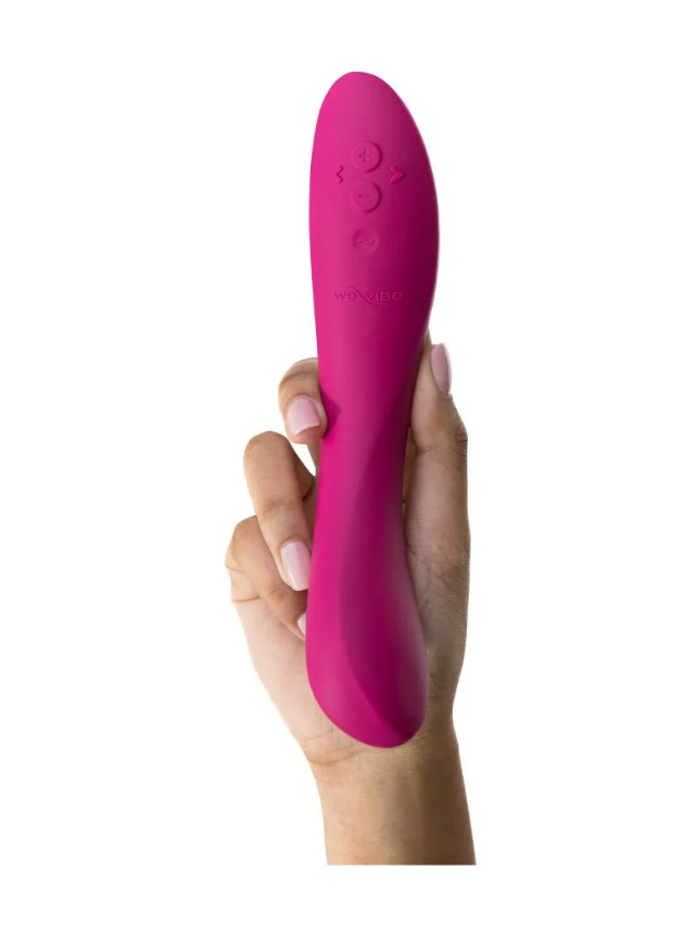 We-Vibe Rave 2 App-Controlled Silicone G-Spot Vibrator Bold Pink