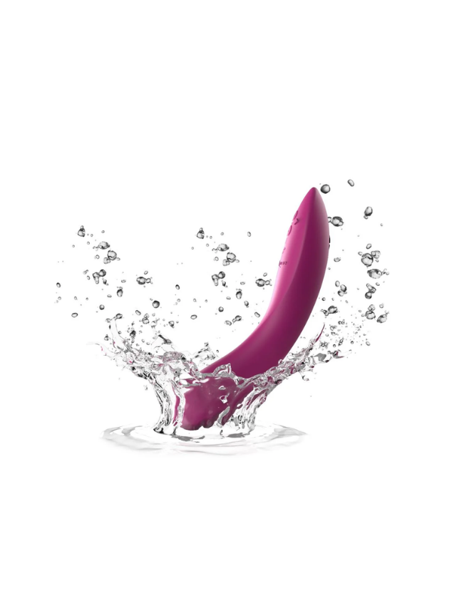 We-Vibe Rave 2 App-Controlled Silicone G-Spot Vibrator Bold Pink