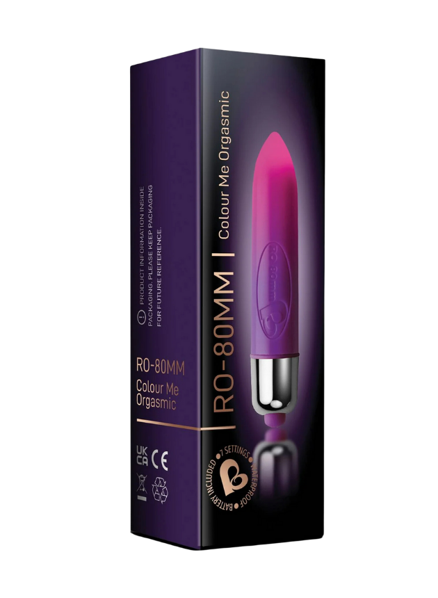 Rocks Off Colour me Orgasmic Bullet Vibrator (80mm) Colour Changing