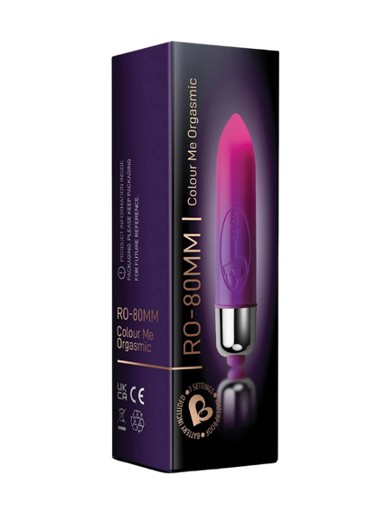 Rocks Off Colour me Orgasmic Bullet Vibrator (80mm) Colour Changing