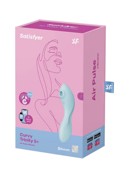 Satisfyer Curvy Trinity 5 App-Controlled 3 in 1 Vibrator